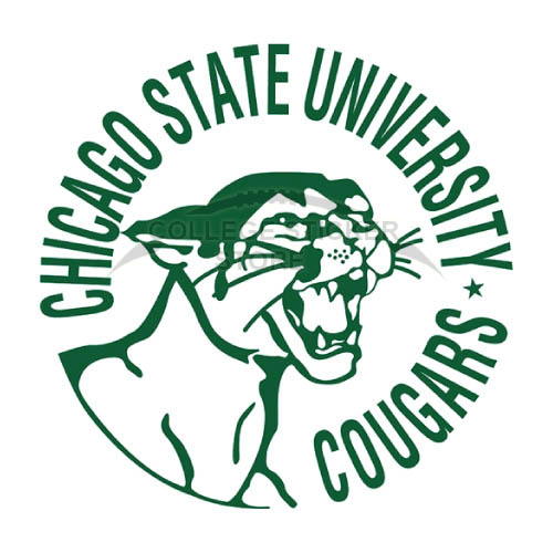 Customs Chicago State Cougars Iron-on Transfers (Wall Stickers)NO.4139